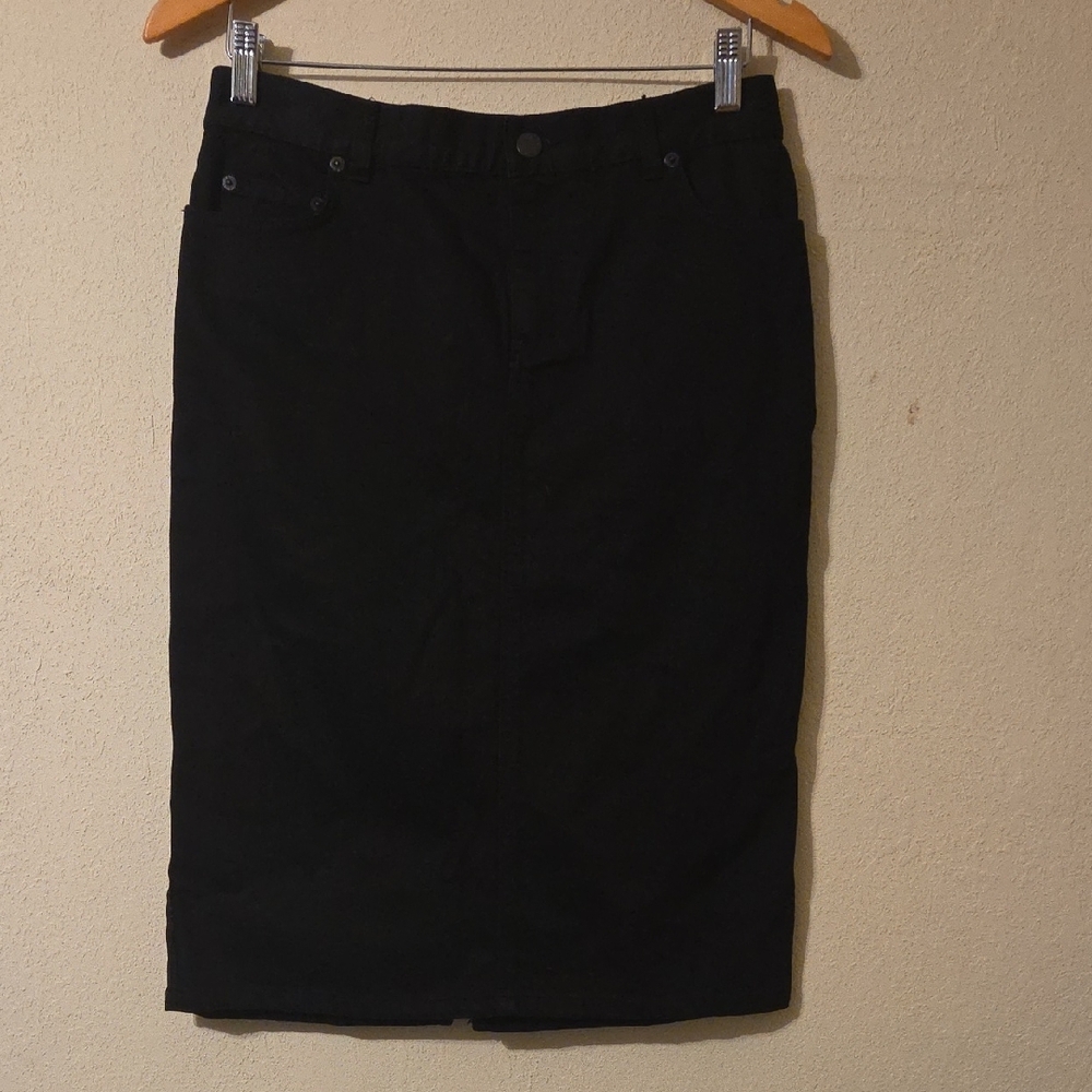 Ralph Lauren Black Pencil Skirt Knee-Length Work